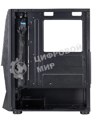 Компьютерный корпус 1STPLAYER DK DK-3 Black, ATX, 4x120мм FRGb fans