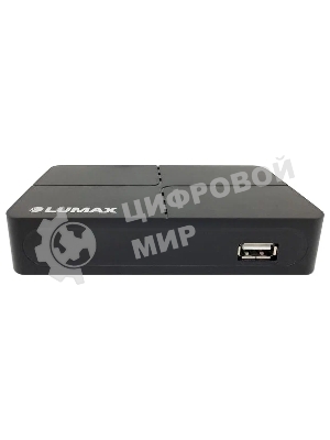 Приставка для цифрового ТВ LUMAX DV2118HD черный, DVB-T2, DVB-T, DVB-C, HDMI, USB 2.0