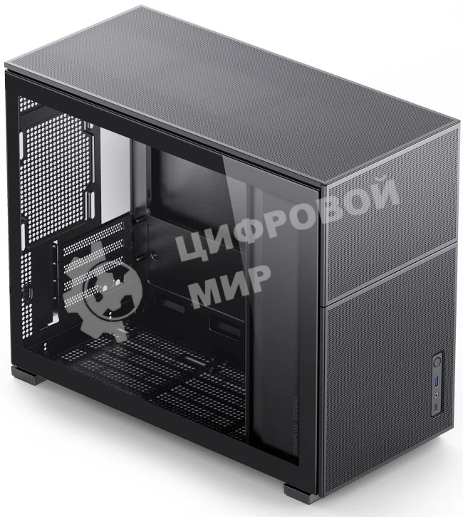 Корпус без блока питания JONSBO D31 MESH Black MATX без БП, боковая панель из закаленного стекла, mini-ITX, micro-ATX, черный