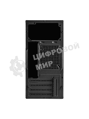 Компьютерный корпус Minitower ExeGate BAA-308MUC-UNS400 (mATX, БП UNS400 с вент. 12см, 1хUSB+1хUSB 3.0+1хTypeC, HD Audio, черный)