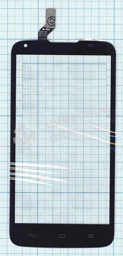 Сенсорное стекло (тачскрин) для Huawei Ascend G710, черное