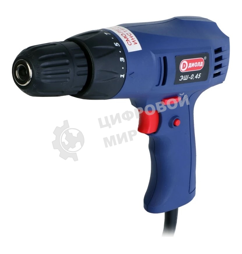 Дрель-шуруповерт сетевой ДИОЛД ЭШ-0,45, Сетевая, 450Вт