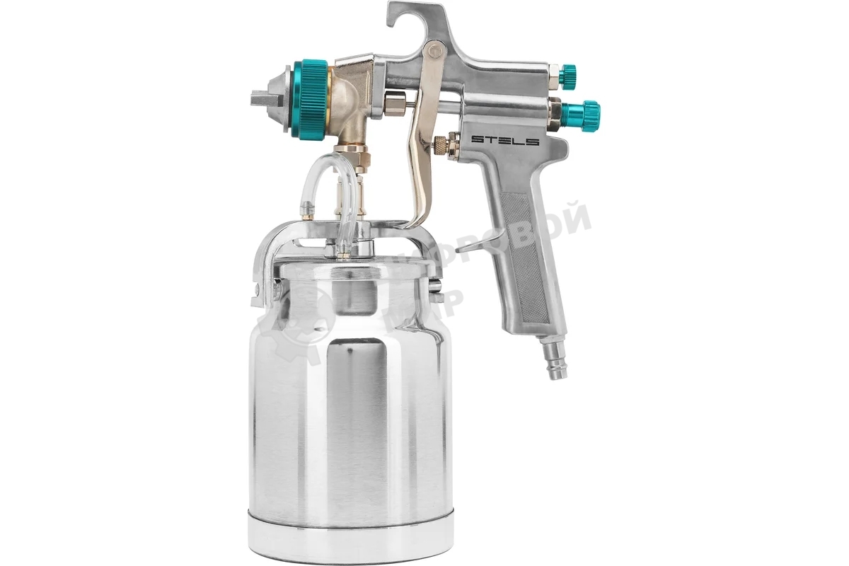 Краскораспылитель Stels -AS 702 НP профессиональный, всасывающего типа, сопло 1,8 мм и 2,0 мм 57364