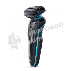Электробритва Braun 51-M1000s черный/голубой