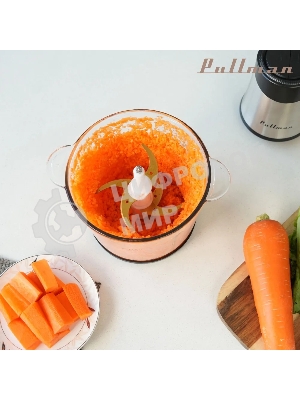 Измельчитель электрический Pullman PL-320, 1000Вт, 6 лезвий, стеклянная чаша 3 л