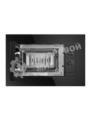 Микроволновая печь встраиваемая Maunfeld JBMO725BK01 черный, 20 л, 700 Вт, переключатели - поворотный механизм