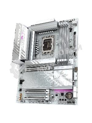 Материнская плата Gigabyte B860 AORUS ELITE WIFI7 ICE, LGA 1851, Intel B860, 4xDDR5, 4xSATA, 3xM.2, 1xPCIe 5.0 x16, 2xPCIe 4.0 x1, 1xHDMI, 2xDP, 1x 2.5Gb LAN, 6xUSB-A 3.2, 1xUSB-C 3.2, 4xUSB-A 2.0, 2x3.5 мм, 7.1, ATX