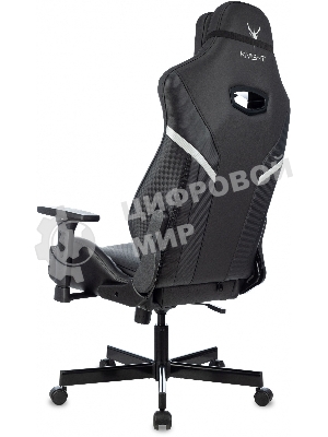 Кресло Knight Thunder 5X черный, экокожа, 120 кг, механизм качания