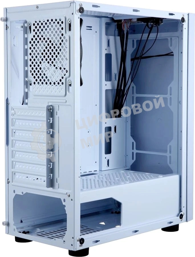 Компьютерный корпус AeroCool/Formula CL-3302W RGb белый без БП ATX 2xUSB 2.0 1xUSB 3.0 audio bott PSU