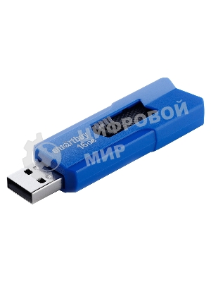 Флешка USB Smartbuy STREAM Blue (SB16GbST-B), 16Gb, USB 2.0, R/W 25/15, синий/черный