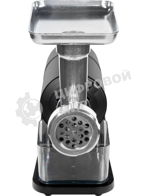 Мясорубка электрическая Hiberg MG 990 B черный, 2000 Вт, 2.0 кг/мин, реверс, защита от перегрузки, насадки - 6