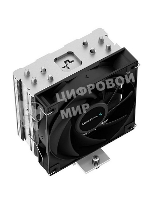 Кулер для процессора DEEPCOOL AG400 черный, 120 мм, алюминий/медь, 2000 об/мин, 31.6 дБ, 4 pin, 220 Вт, 150 мм