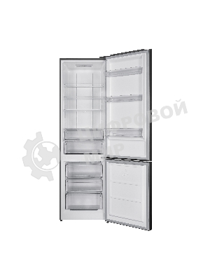 Холодильник Willmark RFN-472NFX серый металлик двухкамерный 243/76 л морозилка снизу No Frost