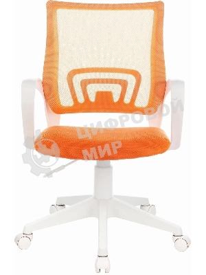 Кресло Бюрократ CH-W695NLT TW-38-3 TW-96-1 оранжевый, сетка/ткань, 120 кг, механизм качания