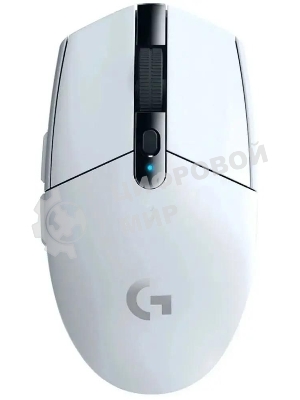 Мышь беспроводная Logitech G304 Lightspeed белый, 12000 dpi, радиоканал, USB, кнопки - 6
