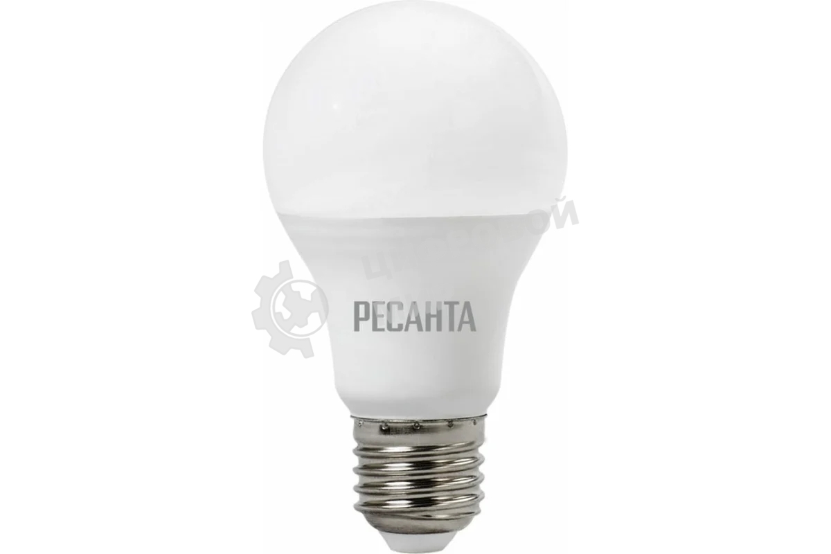 Лампа светодиодная Ресанта LL-R-A60-11W-230-6K-E27 груша