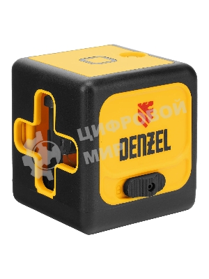 Лазерный уровень Denzel DQB-T, 30 м, зеленый луч, батарейки, штатив