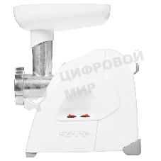Мясорубка электрическая Аксион М41.02 белый, 1700 Вт, 2.0 кг/мин, реверс, защита от перегрузки, насадки - 8