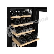 Винный шкаф Libhof GM-18 черный, 53 л, 1 отсек, 18 бут., класс A