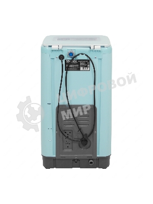Стиральная машина Willmark WMA-451GH бирюзовый, загрузка вертикальная 3.5 кг, 800 об/мин
