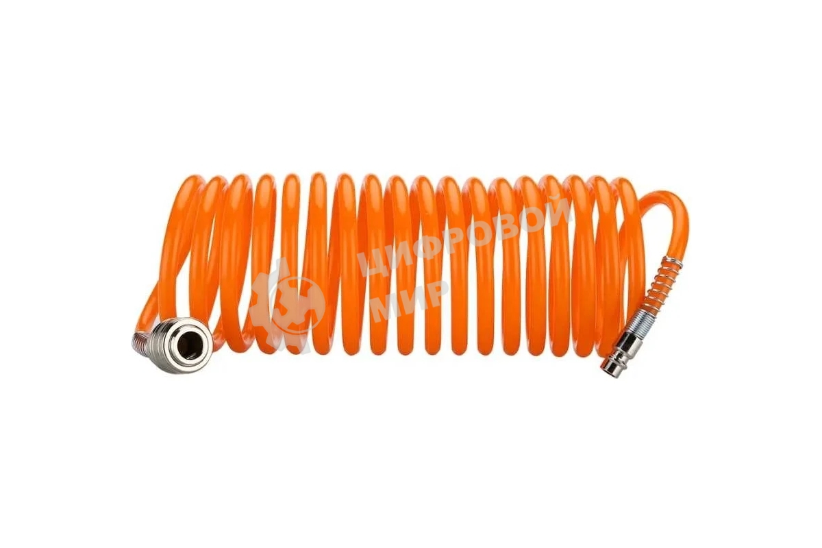 Набор пневмоинструмента Matrix, 5 предметов, быстросъемное соед. краскорасп. с верхним бачком