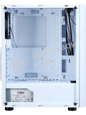 Компьютерный корпус AeroCool/Formula CL-3302W RGb белый без БП ATX 2xUSB 2.0 1xUSB 3.0 audio bott PSU