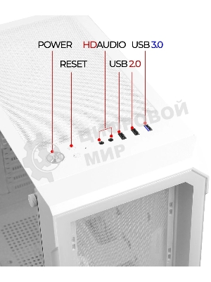 Компьютерный корпус Ginzzu CL130 ATX