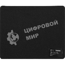 Коврик для мыши Hama H-54171 черный/черный 22.3x18.3x0.3мм