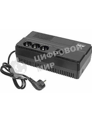 Источник бесперебойного питания APC Back-UPS BV650I-GR / 650ВА / 375Вт / 4 х CEE 7 (евророзетка)