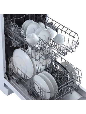 Посудомоечная машина Бирюса DWF-409/6 W, белый, 44.8 см, 9 компл., 49 дБ, класс A++