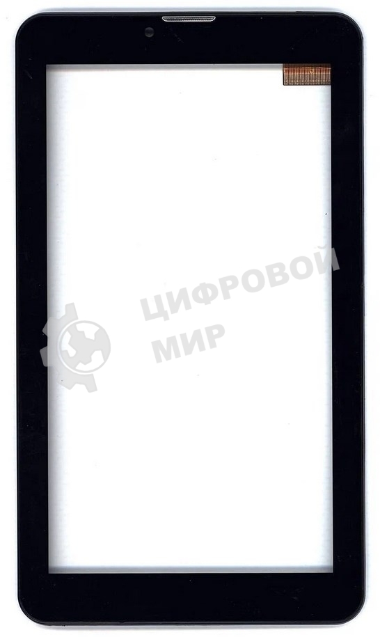 Сенсорное стекло (тачскрин) для Irbis TZone, черное c рамкой