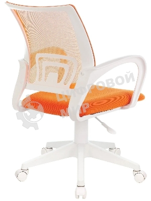 Кресло Бюрократ CH-W695NLT TW-38-3 TW-96-1 оранжевый, сетка/ткань, 120 кг, механизм качания