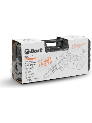 Пила цепная аккумуляторная Bort BKS-216-Li (2 АКБ + ЗУ)