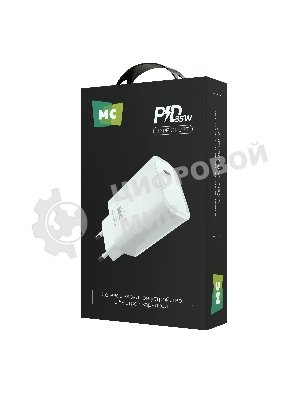 Сетевое зарядное устройство MORE CHOICE (4620202553522) NC68 1Type-C 3.0A PD 35W, белый