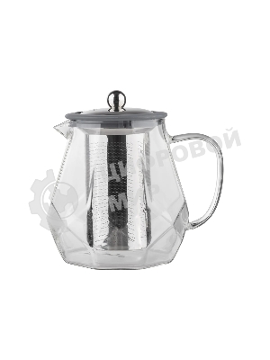 Чайник заварочный LEONORD AROMA, 820 мл из боросиликатного стекла, корпус с гранями (106791)