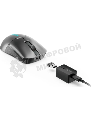 Мышь беспроводная Lenovo Legion M600s Qi Wireless Gaming темно-серый оптическая 19000dpi BT/Radio USB (GY51H47355)