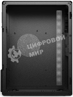 Компьютерный корпус CBR mATX Minitower V201, без БП, 2хUSB 2.0, HD Audio+Mic, черный PCC-MATX-V201-WPSU