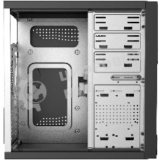 Компьютерный корпус с блоком питания 450Вт. Сase Forza mATX, 450W, 2xUSB 3.0, Black, w/o FAN, 12 см fan PSU, power cord