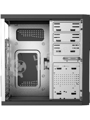 Компьютерный корпус с блоком питания 450Вт. Сase Forza mATX, 450W, 2xUSB 3.0, Black, w/o FAN, 12 см fan PSU, power cord