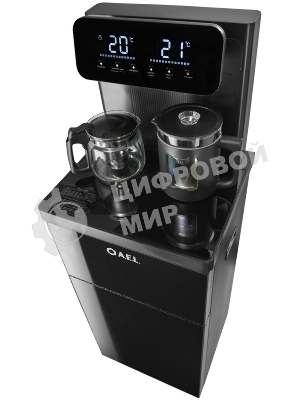 Кулер для воды AEL LD-AEL-80a, нижняя загрузка, нагрев 99 °С, охлаждение 15 °С, черный