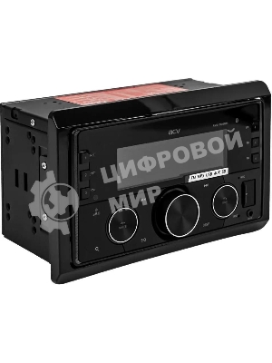 Автомагнитола ACV AVS-2100BM, 2 DIN, Bluetooth, USB Type-A, AUX, пульт ДУ