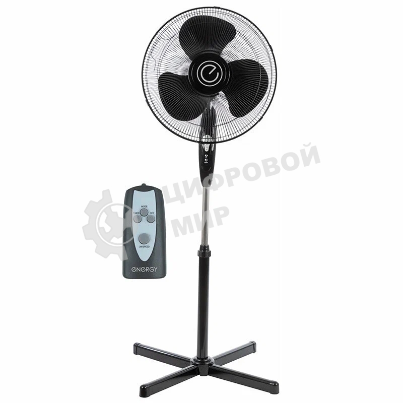 Вентилятор Energy ELEGANCE EN-1625 чёрный, напольный, 45 Вт, 3 скорости, 40 см