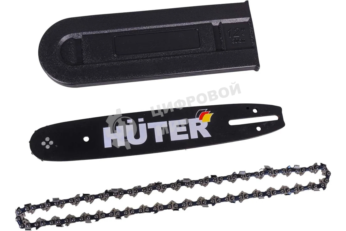 Бензопила Huter BS-25 70/6/5 800 Вт, 25 см3, бак 0,31 л, антивиб. система, шина 300см/12