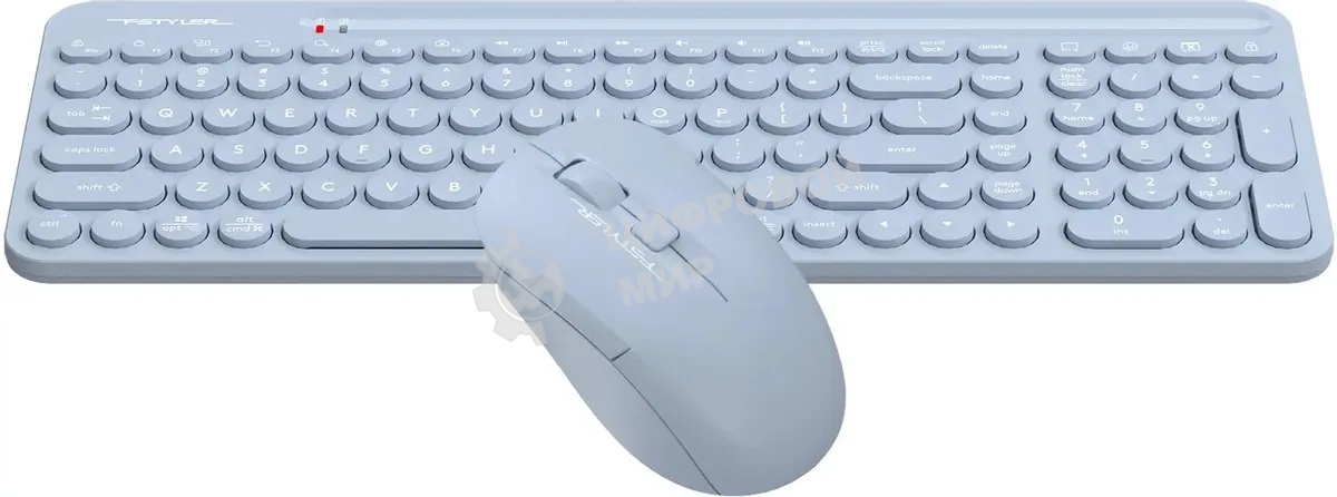 Комплект клавиатура+мышь A4Tech FStyler FG3300 Air2 беспроводной, USB, 2000 DPI, синий