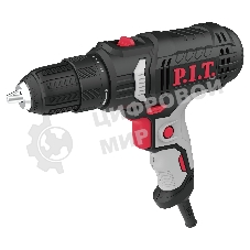 Дрель-шуруповерт P.I.T. PBM10-C3, 400Вт, 35 Нм, щеточный