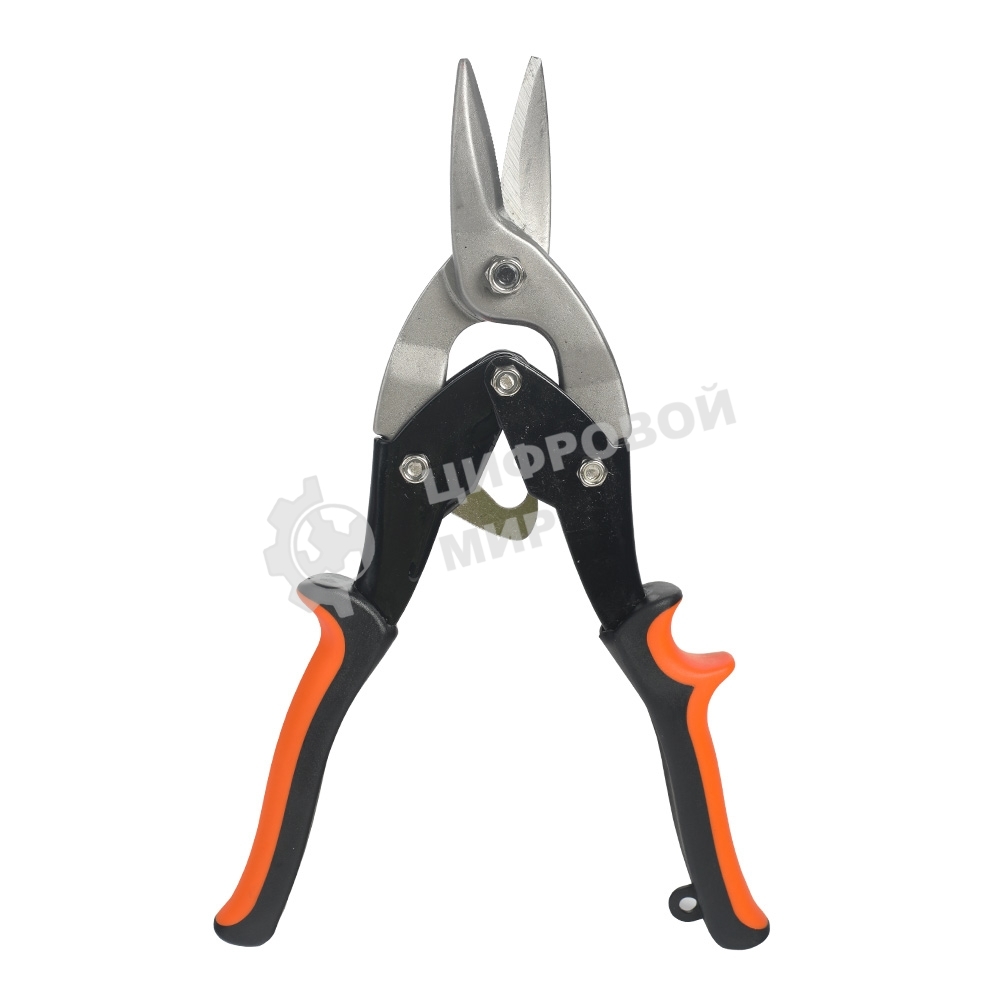 Ножницы по металлу PATRIOT ASP-250S, прямой рез, CRV, двухкомпонентные рукоятки, 250мм