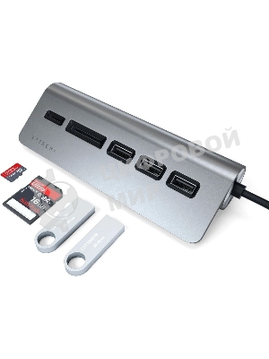 Док-станция Satechi ST-TCHCRM, USB Type-C, USB 3.0/Micro/SD, USB Type-C