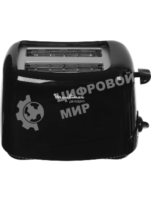 Тостер Moulinex TT1102 черный, 850 Вт, 2 слота