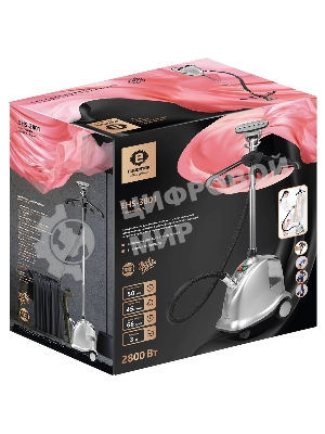 Отпариватель Eurostek EHS-3801 серебристый, 2800 Вт, 45 г/мин, 3000 мл