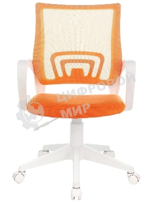 Кресло Бюрократ CH-W695NLT TW-38-3 TW-96-1 оранжевый, сетка/ткань, 120 кг, механизм качания